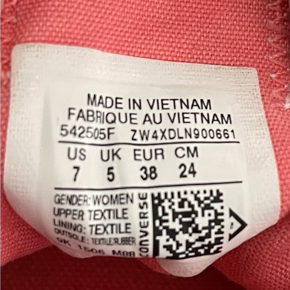 Womens All Star Converse Size 7 - Picture 12 of 12